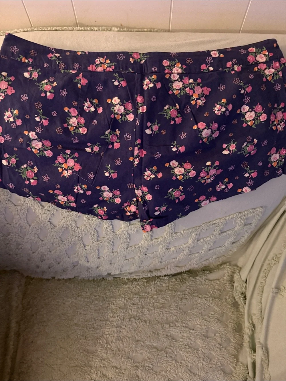 Forever 21 Navy Floral Shorts